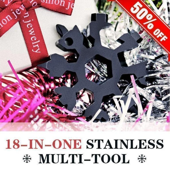 18 In Mini Multifunctional Snowflake Wrench Tool Multi Tools