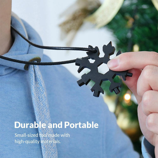 18 In Mini Multifunctional Snowflake Wrench Tool Multi Tools