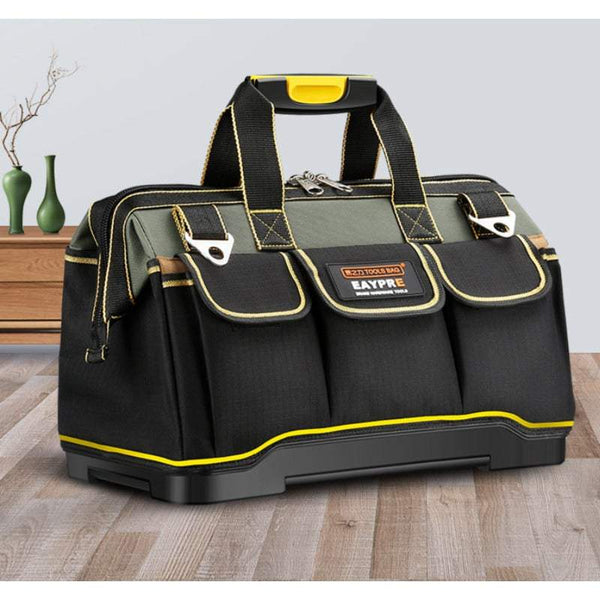 Power Tools 18 Inch Hardware Kit Bag Close Top Heavy Duty Moulded Base Storage Box With Shoulder Strap Storage Boxes