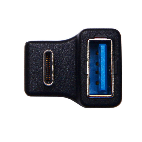 180 Degree Up Down Angled Type C Usb Female Extension Adapter For Cell Phone Tablet Usb Cables Hubs & Adapters
