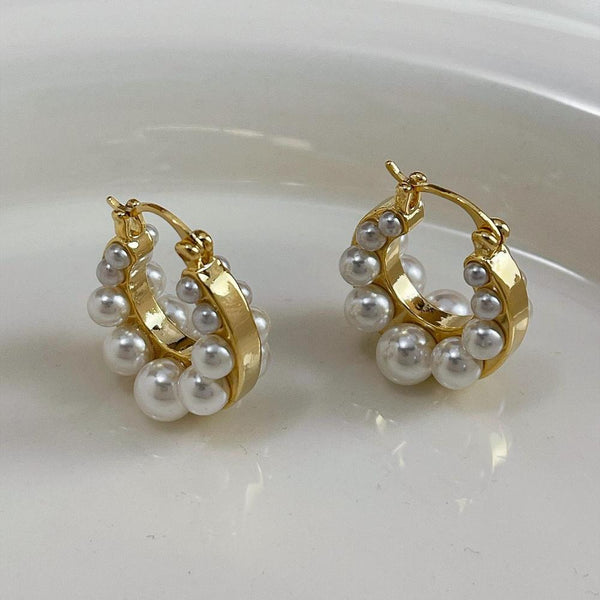 Veile Studios French Minimalist Design Ear Buckle Fashionable Versatile Earrings