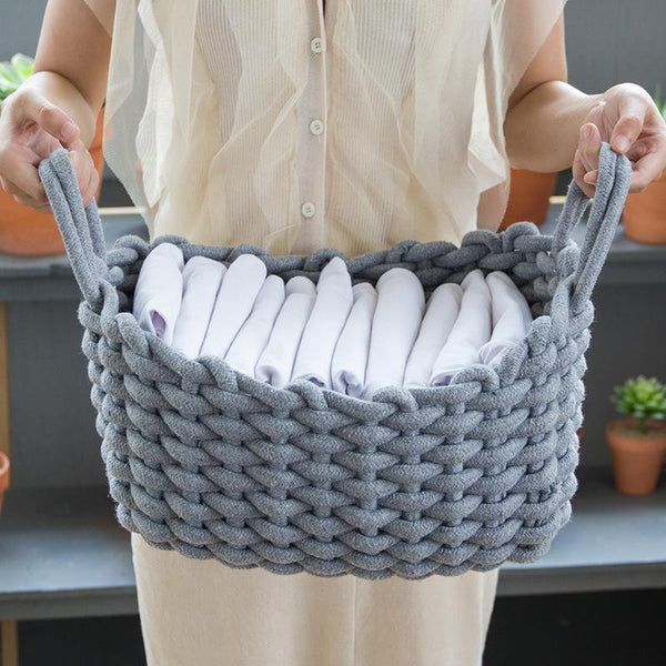 Nordic Thick Cotton Rope Storage Box Simple Basket Storage Bins & Baskets