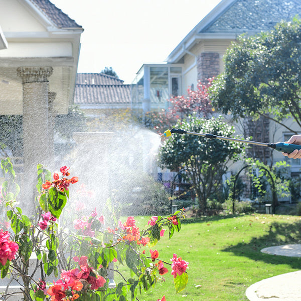 2400Mah Electric Sprayer Wand. 3 Nozzles High Pressure For Garden Plant Watering. Garden Sprayers