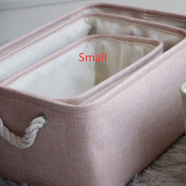Nordic Japanese Fabric Storage Basket Baskets