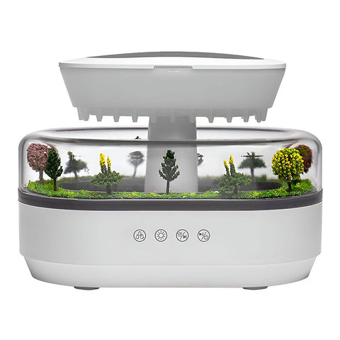 Raindrop Style Aroma Humidifier With Lights White Noise And Essential Oil Diffusion For Home. Humidifiers