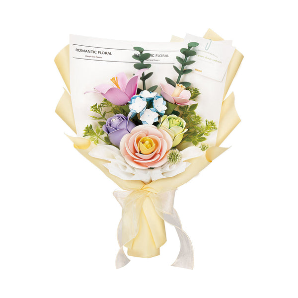 Robotime 3D Plastic Flower Puzzle Spring Time Bouquet Diy Model Kits For Gift Af01j Puzzles