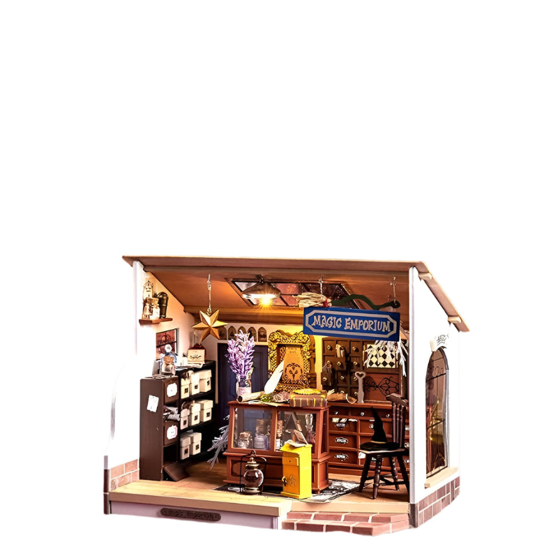 Robotime Diy Miniature Dollhouse Mystic Archives Series Diorama Craft Kit Dg155 157 Puzzles
