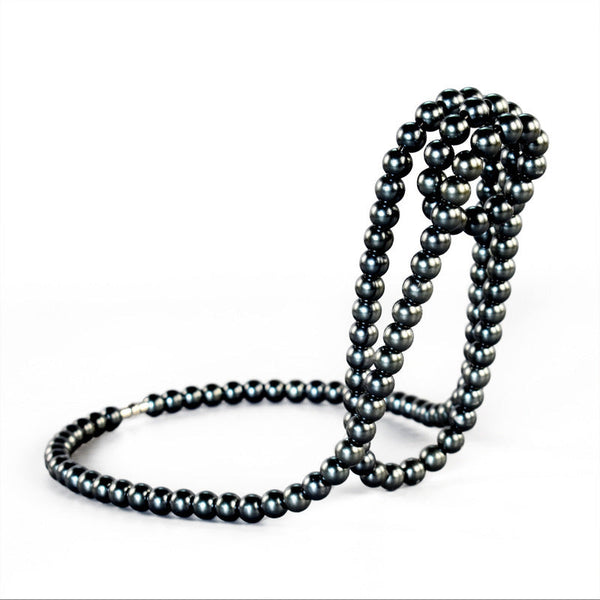 Metal Wine Rack With Pearl Necklace Design Creative Magic Floating Bottle Holder Racks