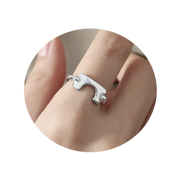 18K Gold Plated Irregular Open Ring Rings
