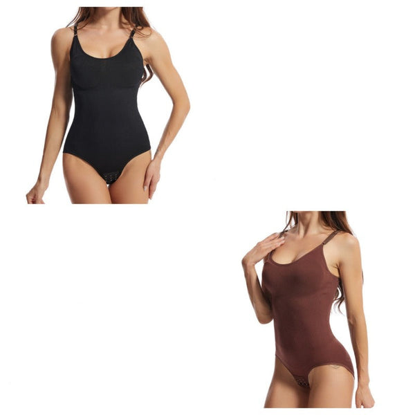 Shapewear One Piece Body Shaping Clothes Bodysuit Binder Lingerie Crotch Buckle