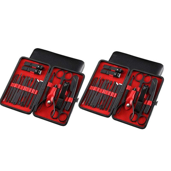 Nail Tools Cuticle Care 18Pcs Self Grooming Kit Manicure Pedicure Stainless Steel Manicure & Pedicure Tools & Kits