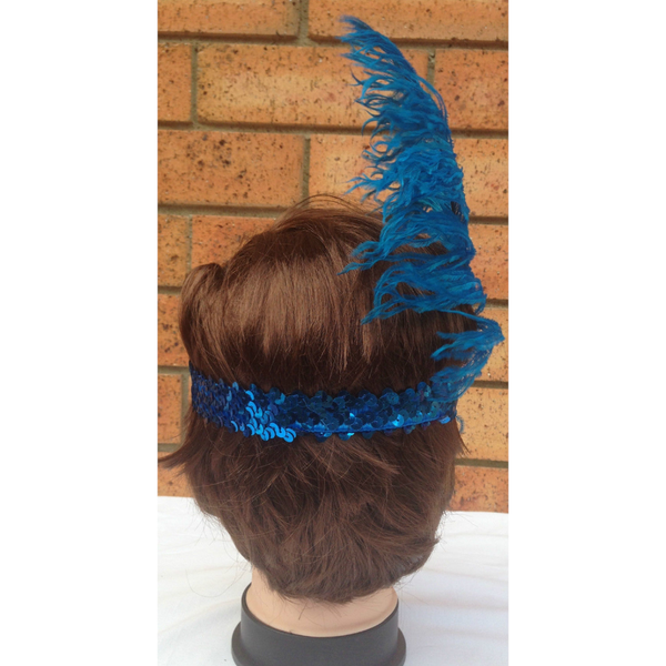 Br Costumes 1920S Flapper Headband Headpiece Feather Sequin Charleston Gatsby Dance Hats