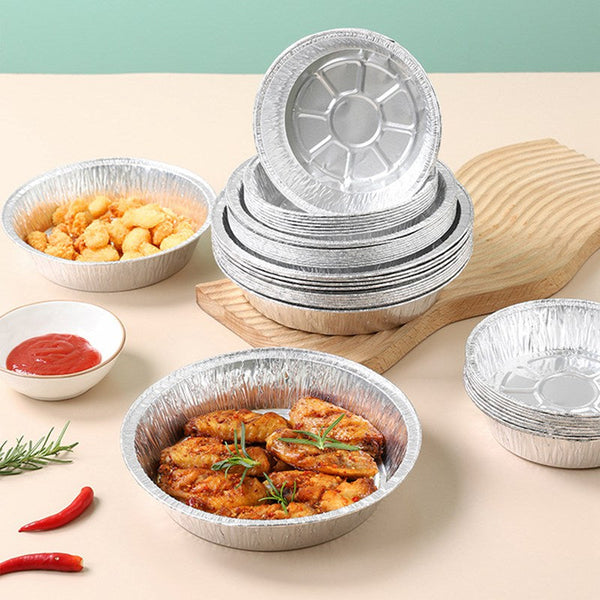 Non Stick Aluminum Foil Liners Air Fryer Disposable Oil Proof Steaming Basket Drip Pan Tray Air Fryer Accessories