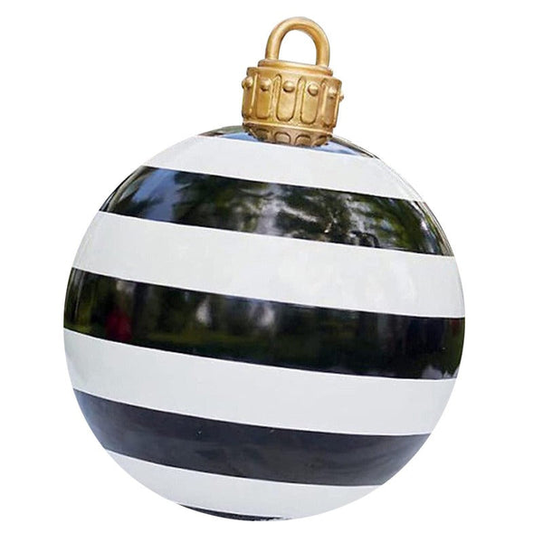 Giant Christmas Ornament Ball Outdoor Pvc 60Cm Inflatable Bauble Seasonal Decorations