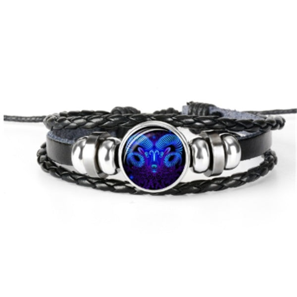 Veile Studios Zodiac Constellation Braided Design Bracelet For Men Women And Kids Fashion Jewellery Bracelets