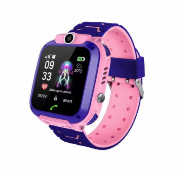 Children's Smart Phone Watch Waterproof Q12 English Multi Language Gps Positioning Smart Watches