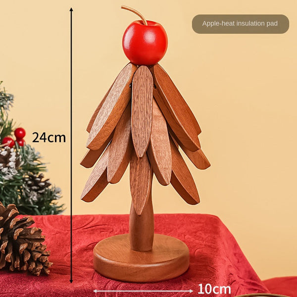 Tree Coaster Solid Home Desk Decor Plate Trivet Cup Drink Placemat Christmas Gift Coasters