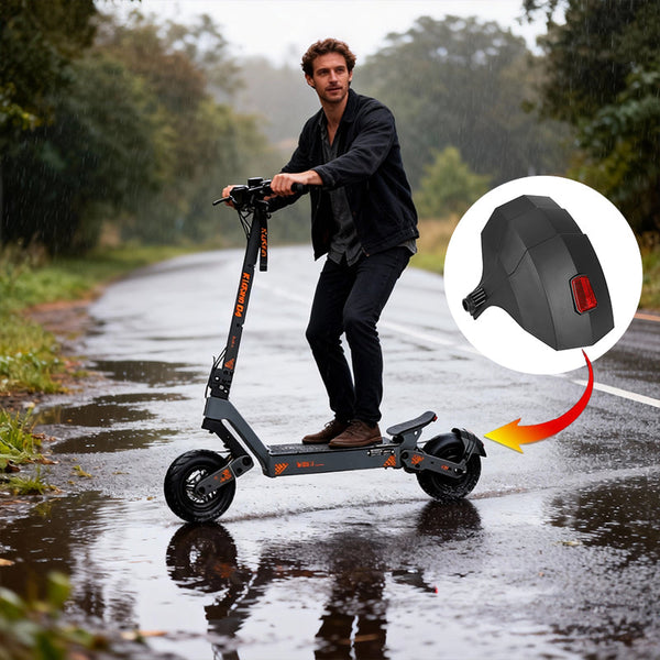 Compatible Rear Fender For Kukirin G2 G3 G4 Electric Scooter | High Visibility Reflective Plastic Mudguard Accessories Parts