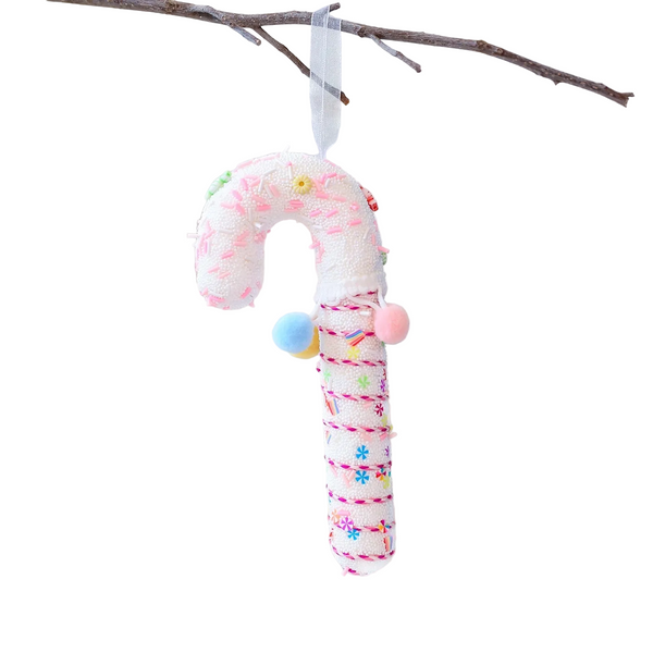 Saint Yuan New Christmas Macaron Foam Hanging Decor Ice Cream Candy Tree Decoration Home Window Display Ornament Seasonal Decorations