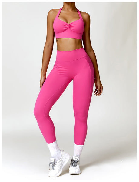 Quick Drying Beautiful Back Yoga Clothes Bra Tight Fitness Vest Running Shockproof Sports Underwear Sports Bras