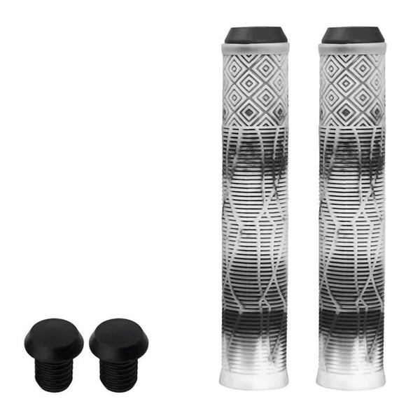 165Mm Bike Handlebar Grips (Soft Rubber) Bikes/Scooters/Mtb Colored Plugs Handlebar Grips Tape & Pads