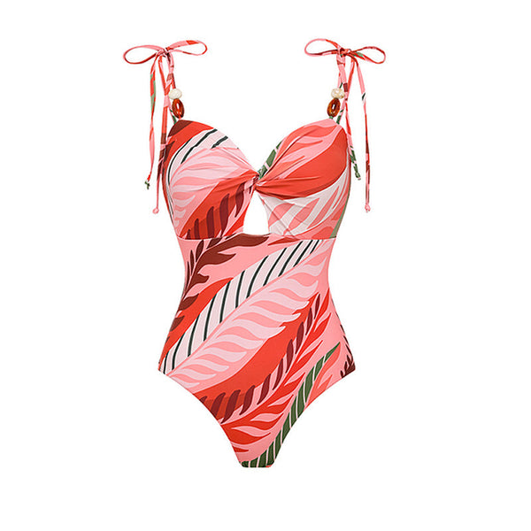 Slim Fit Fashionable Design One Piece Swimsuit For Women Swimwear