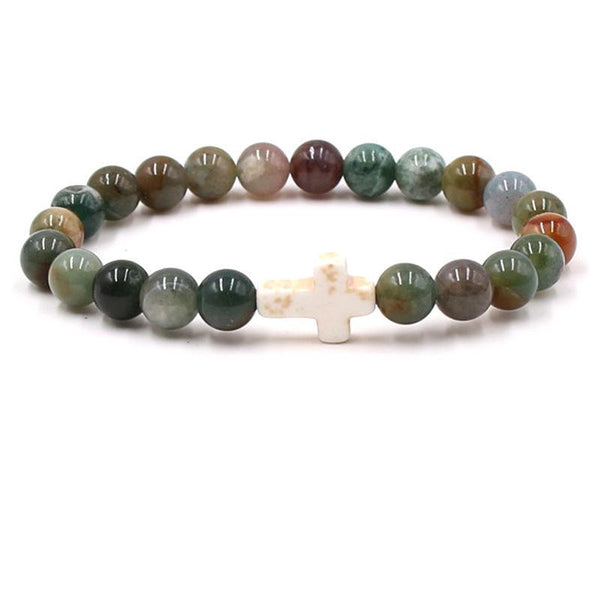 Fashion Bead Jewelry Cross Bracelet Bracelets
