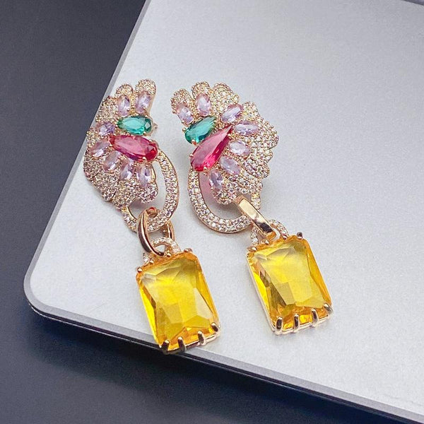 Veile Studios Zircon Precision Micro Inlaid Advanced Colour Matching Versatile Fashion Earrings