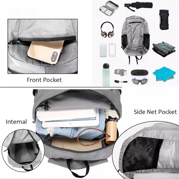 20L Lightweight Portable Foldable Backpack Travel Hiking Waterproof Folding Bag Ultralight Outdoor Pack For Women Men Daypacks
