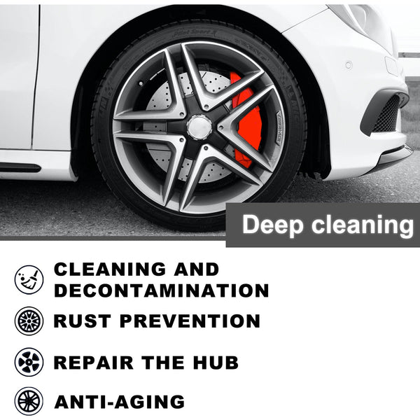 Iron Remover Spray, Auto Paint Tire Rust Removal Polishing Cleaning Agent Cleaning Waxing & Valeting