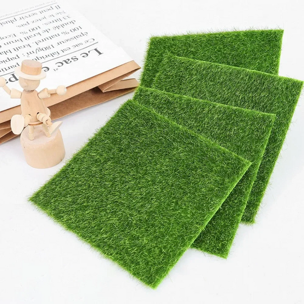 Fake Moss Mini Artificial Lawn Grass Terrariums Bonsai Miniatures Diy Living Home Decoration Accessories Fairy Garden Ornament Artificial Grass