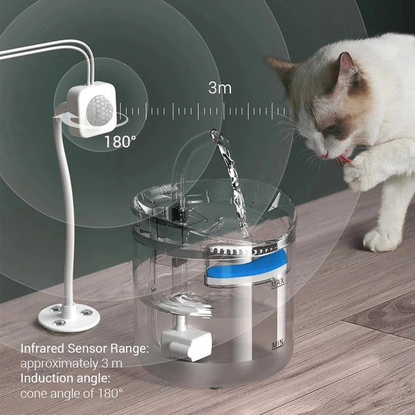 Pet Water Dispenser Automatic Circulation Intelligent Constant Temperature Electric Mute Water Dispenser Pet Supplies Accessory Dog Fountains