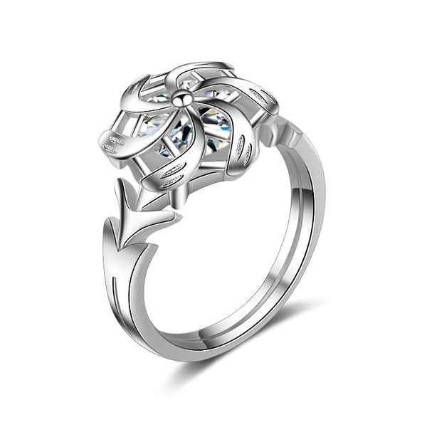 Galadriel Nenya Ring Of Water Hobbit Elf Three Great Fashion Women Girl Jewelry High Quality Fan Gift Rings