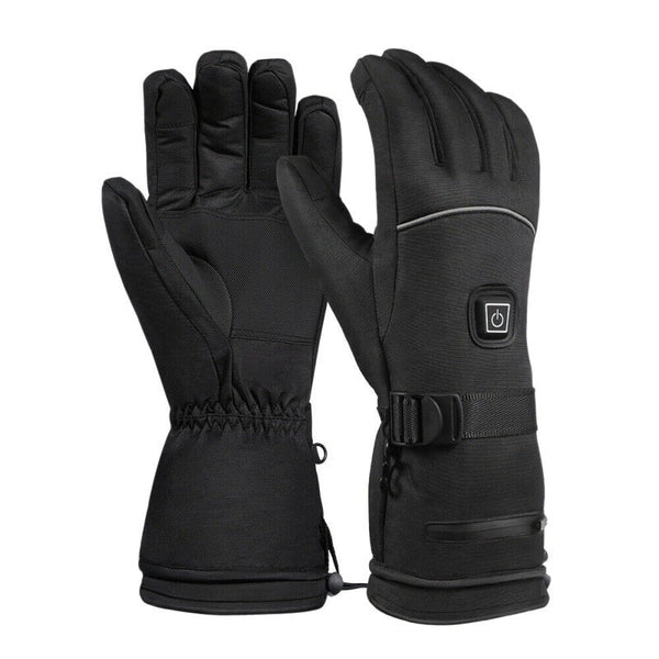 Electric Heated Waterproof Winter Warm Rechargeable For Ski Snowmobile And Outdoor Activities Gloves
