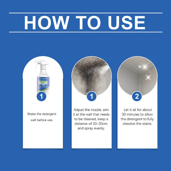 Stain Removal Foam Cleaner, Multi Purpose Home Cleaner For Moldy Wall Tile Cleaning Products