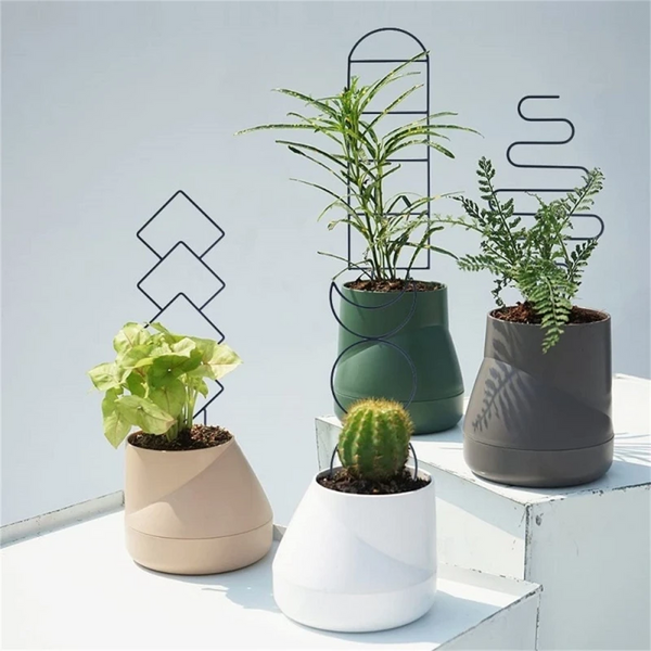 Plant Climbing Support Rack Multifunctional Metal Iron Flower Pots Vine Stand Holder For Home Garden Growth Accessories Baskets Pots Window Boxes