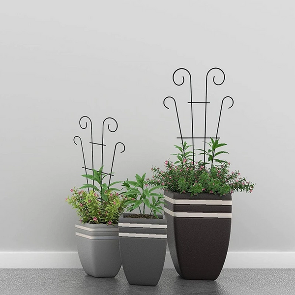 Plant Climbing Support Rack Multifunctional Metal Iron Flower Pots Vine Stand Holder For Home Garden Growth Accessories Baskets Pots Window Boxes