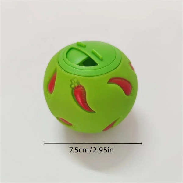 1Pcs Rabbit Treat Ball Pet Slow Feeder Interactive Bunny Toy Snack Bite Resistant Feeding Toys Ferret Kitty Hamster Small Animal Supplies