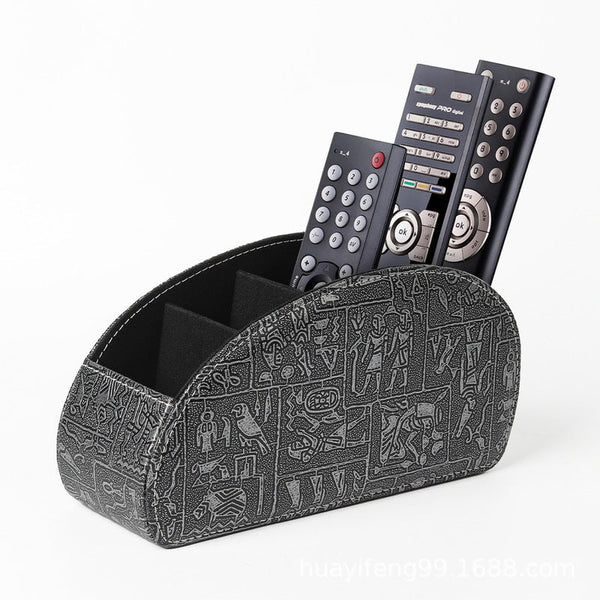 5 Slot Remote Control Holder Box Desktop Organizer For Tv Media Player Heater & Game Controllers Storage Boxes