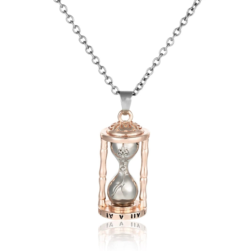 Veile Studios Hourglass Urn Necklace Glass Ashes Keepsake Jewelry For Family Pet Necklaces & Pendants