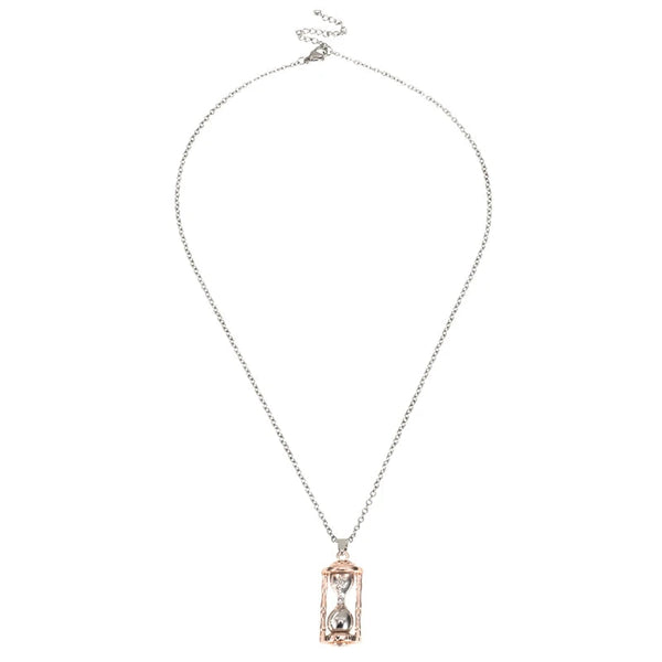 Veile Studios Hourglass Urn Necklace Glass Ashes Keepsake Jewelry For Family Pet Necklaces & Pendants