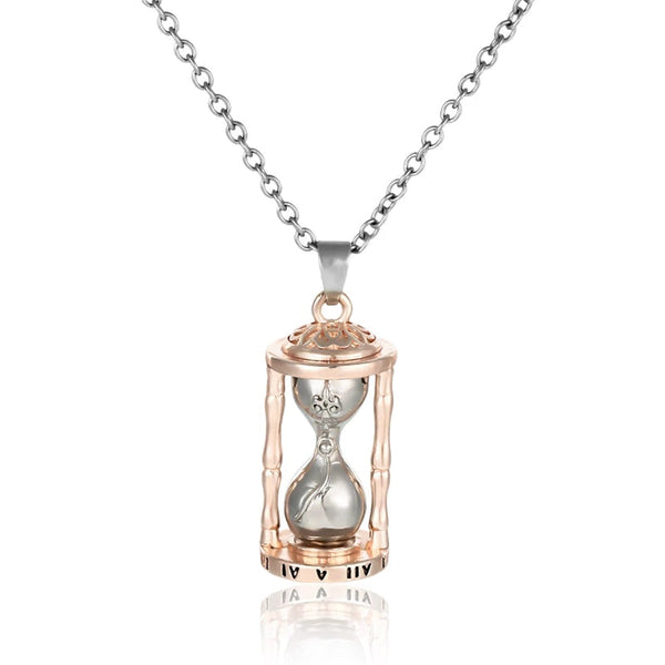 Veile Studios Hourglass Urn Necklace Glass Ashes Keepsake Jewelry For Family Pet Necklaces & Pendants