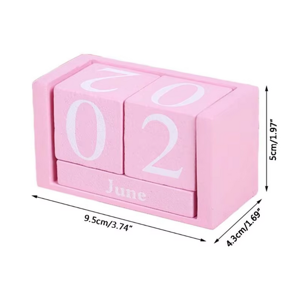 Elosung Calendar Decoration For Home Office (White) 9.5X4.3X5cm Other Home Décor