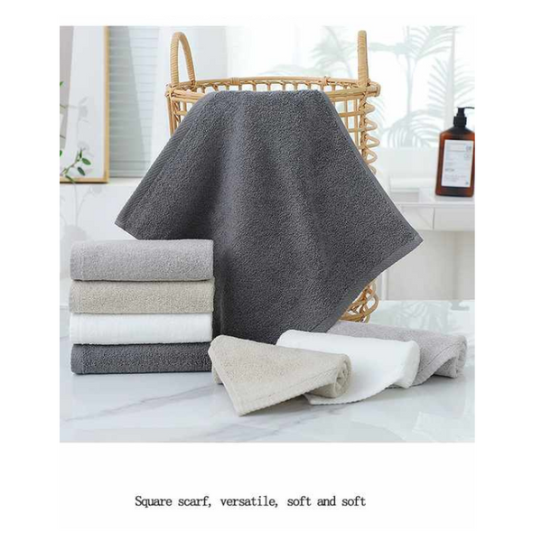 Elosung Gray And White Premium Cotton Towel Set 6 Pieces Soft & Absorbent Bath Towels For Adults Towels & Washcloths