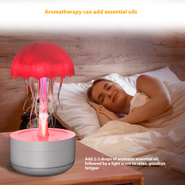 Jellyfish Humidifier Fragrance Diffuser Colourful Night Light Heavy Fog Essential Oil Night Lights