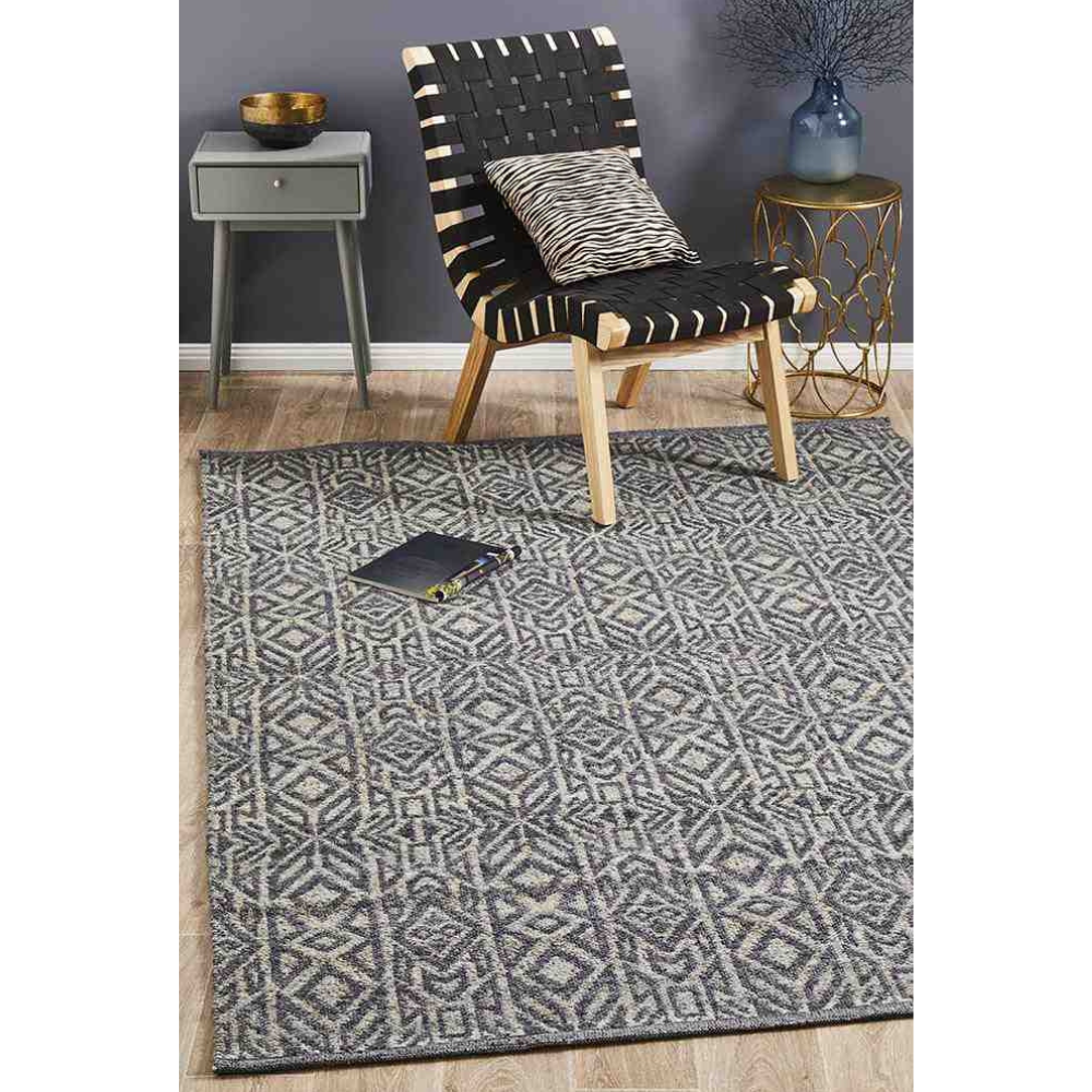 Rug Culture Relic 150 Graphite By Rectangle 225 X 155 Centimetre Rugs