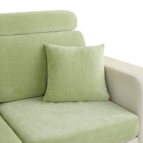 Pillowcase 45X45cm Mint Green Polyester Chenille Thick Stretchable Cushion Pillow Cases