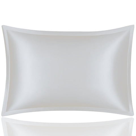 Pillowcase 51X66cm White Pure Real Silk For Comfortable Home Bed Use Pillow Cases