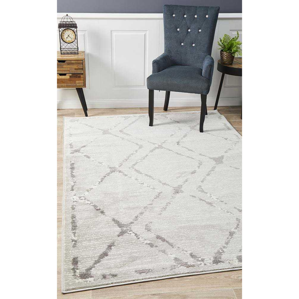 Rug Culture Metro 606 Silver By Rectangle Rugs
