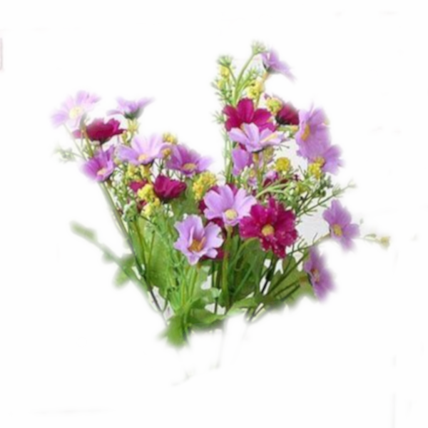 28 Head Cineraria Artificial Flower Bouquet Home Decor